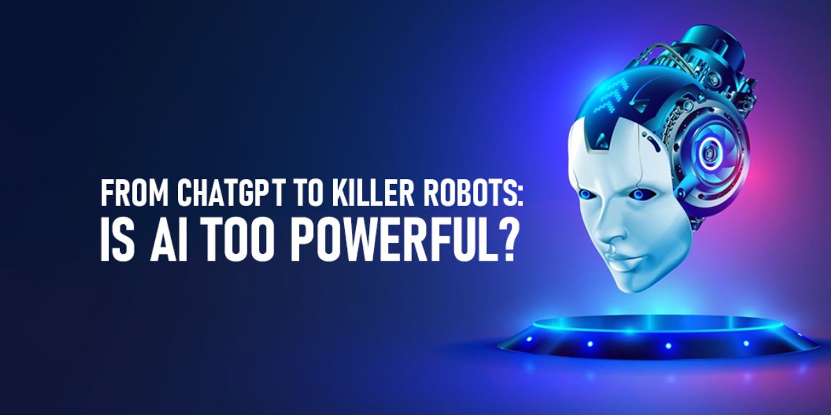 Artificial intelligence robot illustration