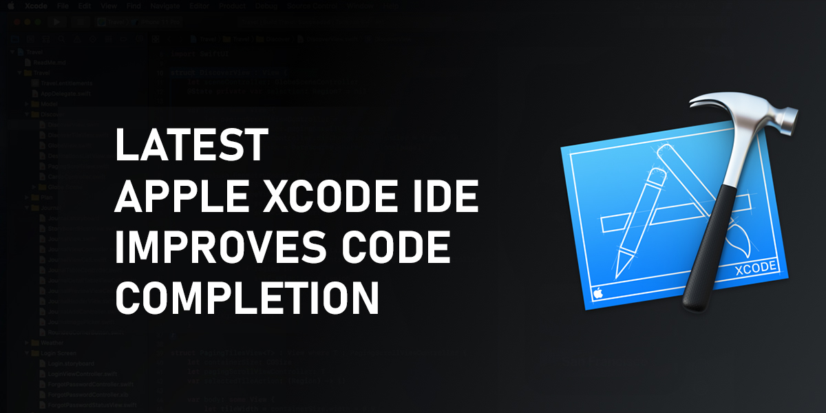 Apple Xcode IDE code completion